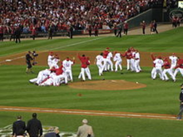 Cardinals win the World Series again.