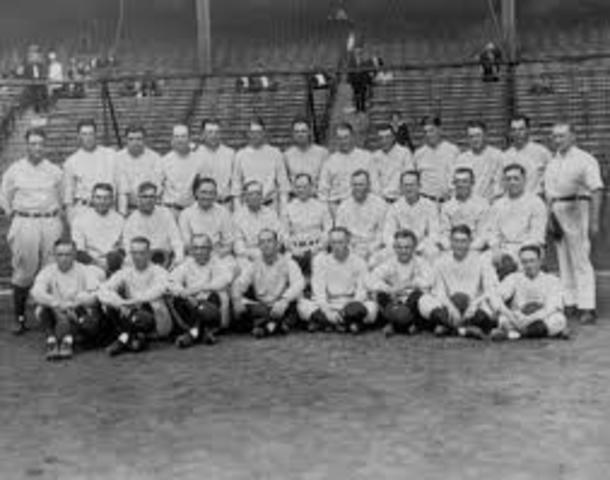 New York Yankees becoming an official MLB team