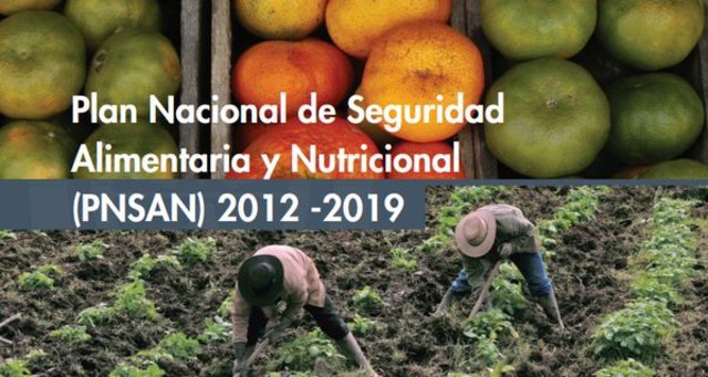 COLOMBIA: Plan Nacional de Seguridad Alimentaria y Nutricional