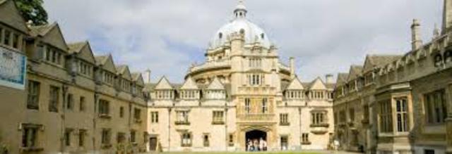 Admitted into Brasenose College