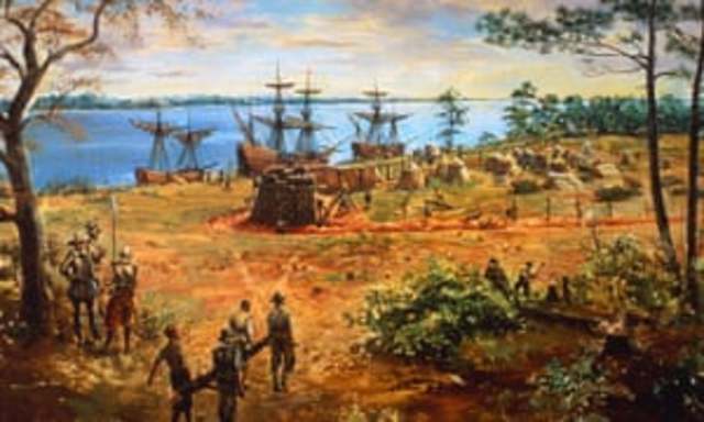 John Smith founds the Jamestown colony