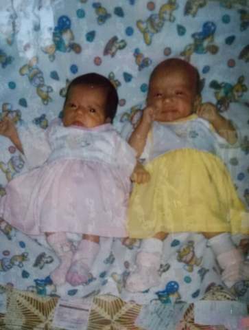 Primera foto con mi prima