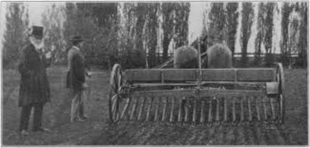 The first Combine Harvester