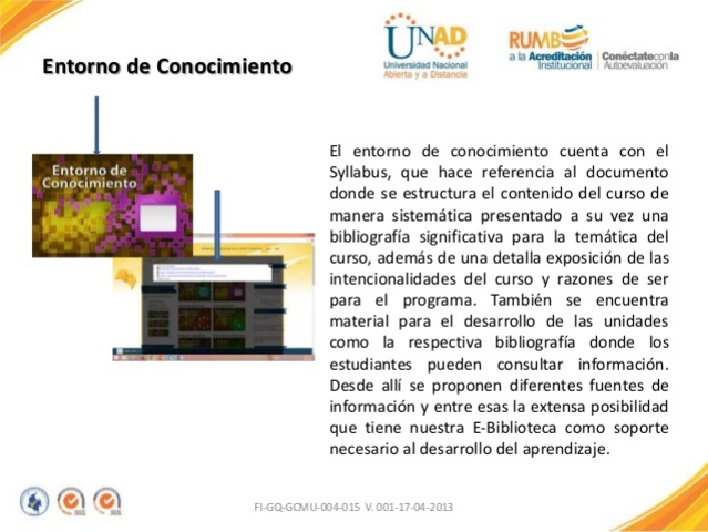 Entorno de conocimiento