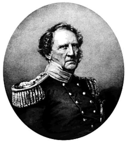 U.S. forces under General Winfield Scott enter Mexico City; peace negotiations with Mexico begin