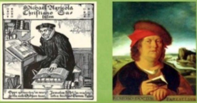 Agrícola y Paracelso, el renacimiento