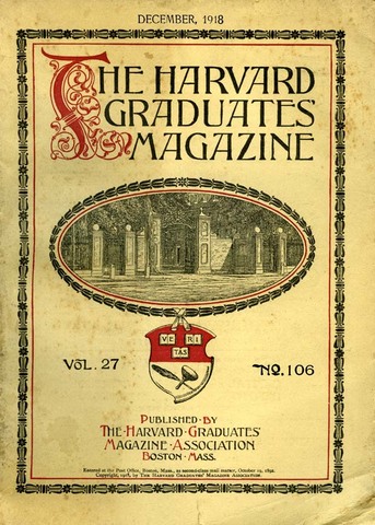 1918 Harvard título de licenciado en SHT