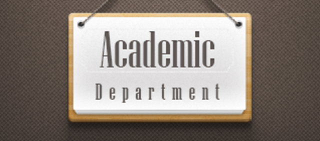 New academic departments