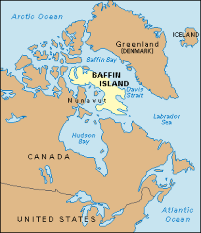 A.D. Eric The Red Discovered Baffin Island.