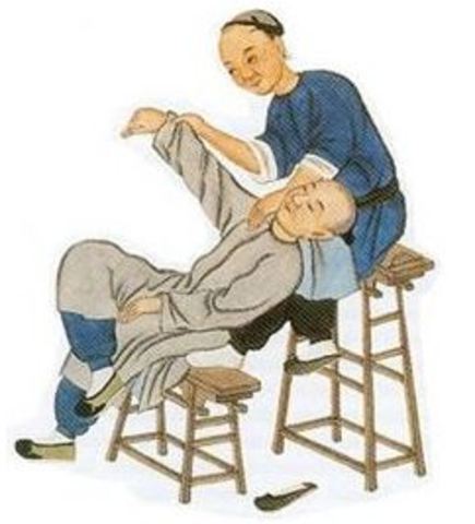 En la China, los monjes exponen en el libro del Kong Fou