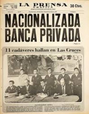 Nacionalización de la banca