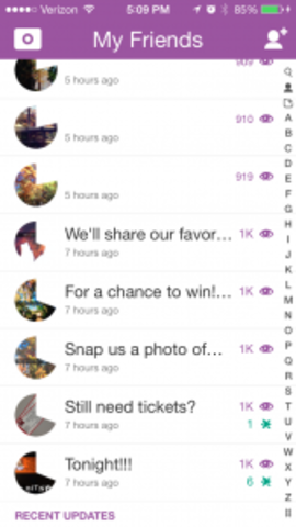 SnapChat Launches Stories