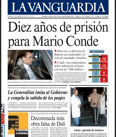 portada del día en el que nací yo