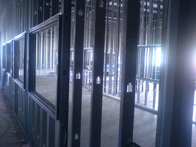 More framework goes up