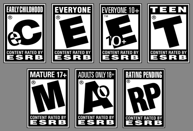 games are now rated Ec-Rp