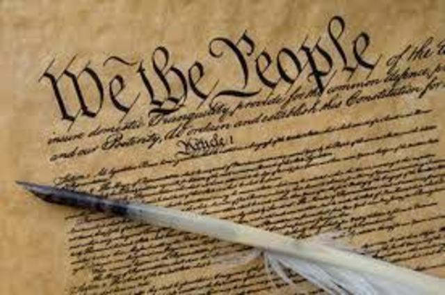 The United States Constitution is ratified
