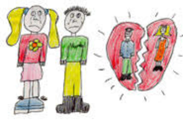 Dad broke up with mom or the other way