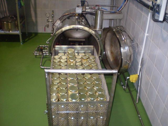 Esterilización de alimentos.