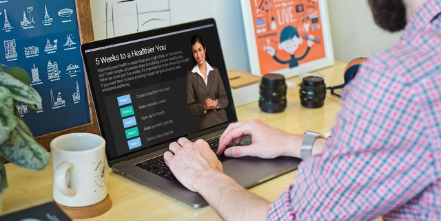 Aparece "E-Learning"