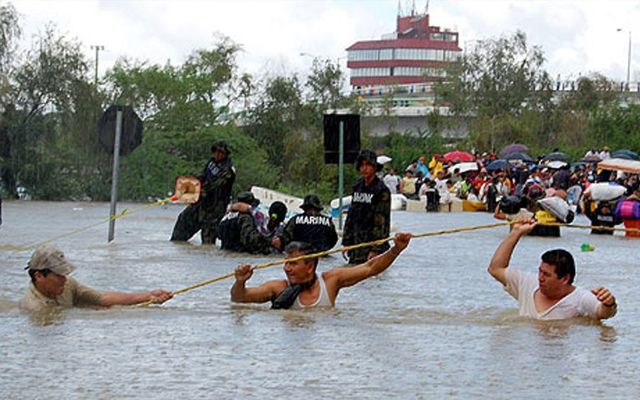 INUNDACIÓN EN TABASCO Y CHIAPAS, MÉXICO.