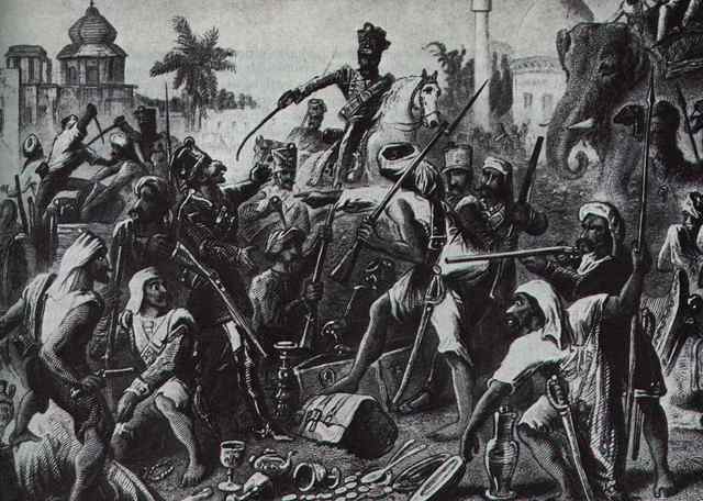 Sepoy mutiny in Meerut and Delhi