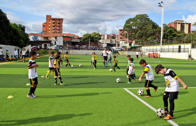 When I started training soccer