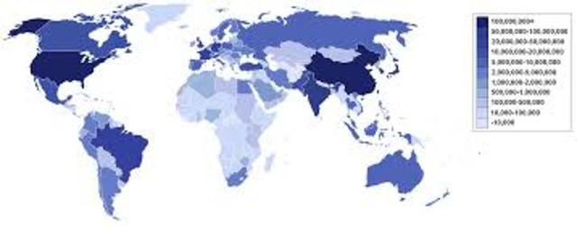 4.1 Billion people Recorded Using the Internet