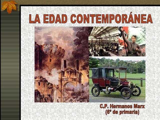 edad contemporánea