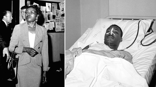 King is violently stabbed