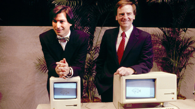 Apple released the Macintosh.