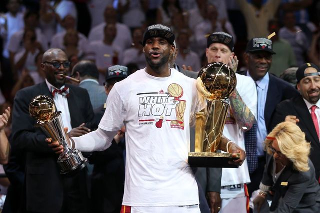 LeBron won second, back to back championship.