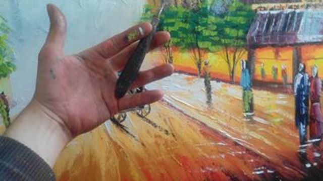 Mis pinos como pintor artistico