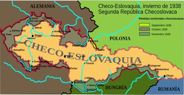 Creación de Checoslovaquia.