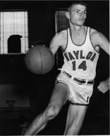 Example of a basketball uniform back then