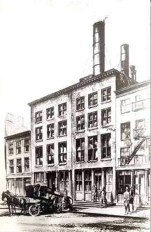 First Electric Plant Built by Thomas Edison in New York
