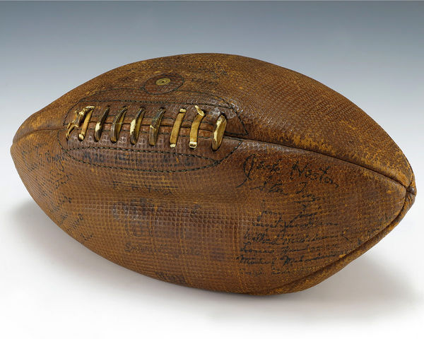 First Leather Football