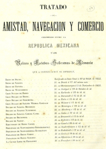 Tratado de amistad con Estados Unidos