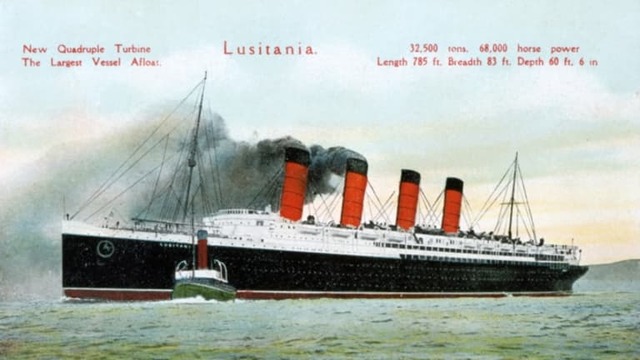RMS Lusitania sinking