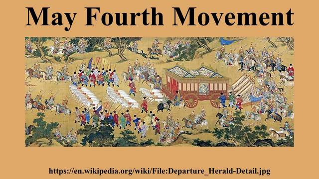 The May Fourth Movement