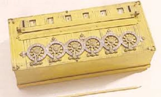 Primer maquina de calculo.