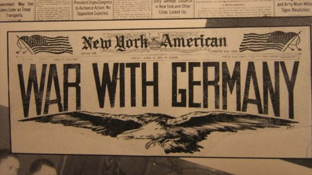 USA declares war on Germany