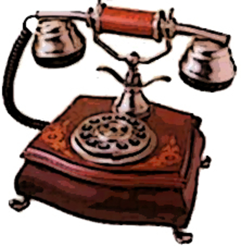 Grahan Bell inventa el teléfono, en Boston, mientras Thomas Watson construye el primer aparato.