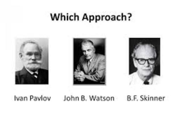 Ivan Pavlov, Jhon B. Watson, B.F. Skinner (Enfoque conductual)