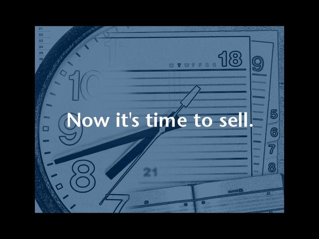 Time to sell.