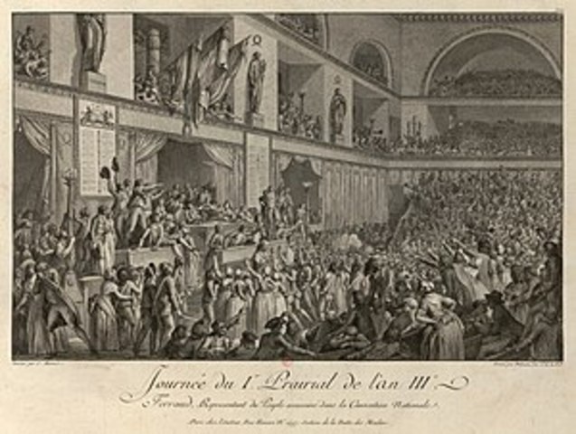 Mob Overthrows the Constitutional Monarchy, New National Convention, France a Republic