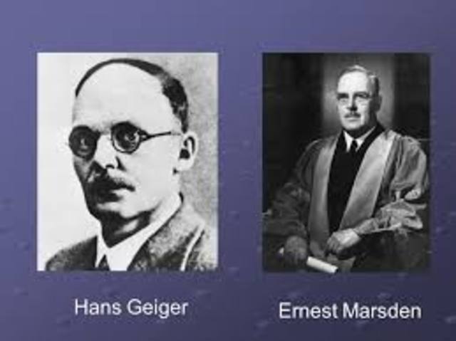 Hans Geiger y Ernest Marsden