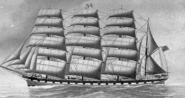 The last ship to arrive in Australia