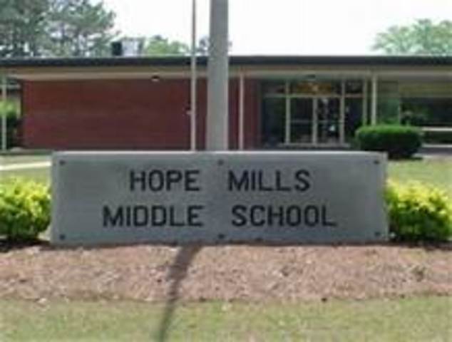 Yo fui nueva escuela de Hope Mills