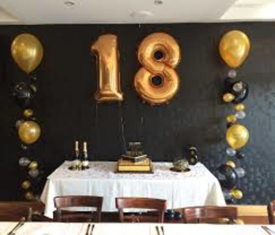 Children reaching 18