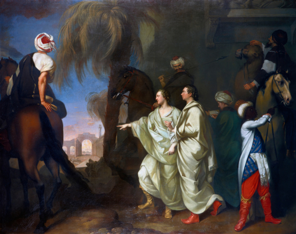 Achilles Lamenting the Death of Patroclus - Gavin Hamilton